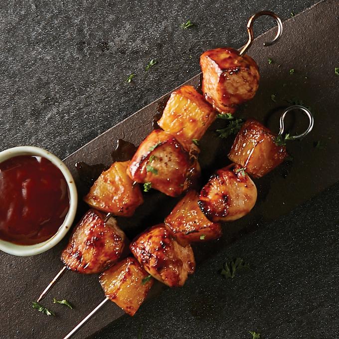 Air Fryer Pineapple Chicken Skewers Recipe from HEB