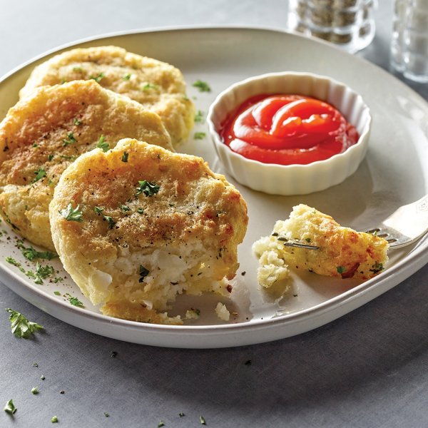 Air Fryer Potato Leek Cakes