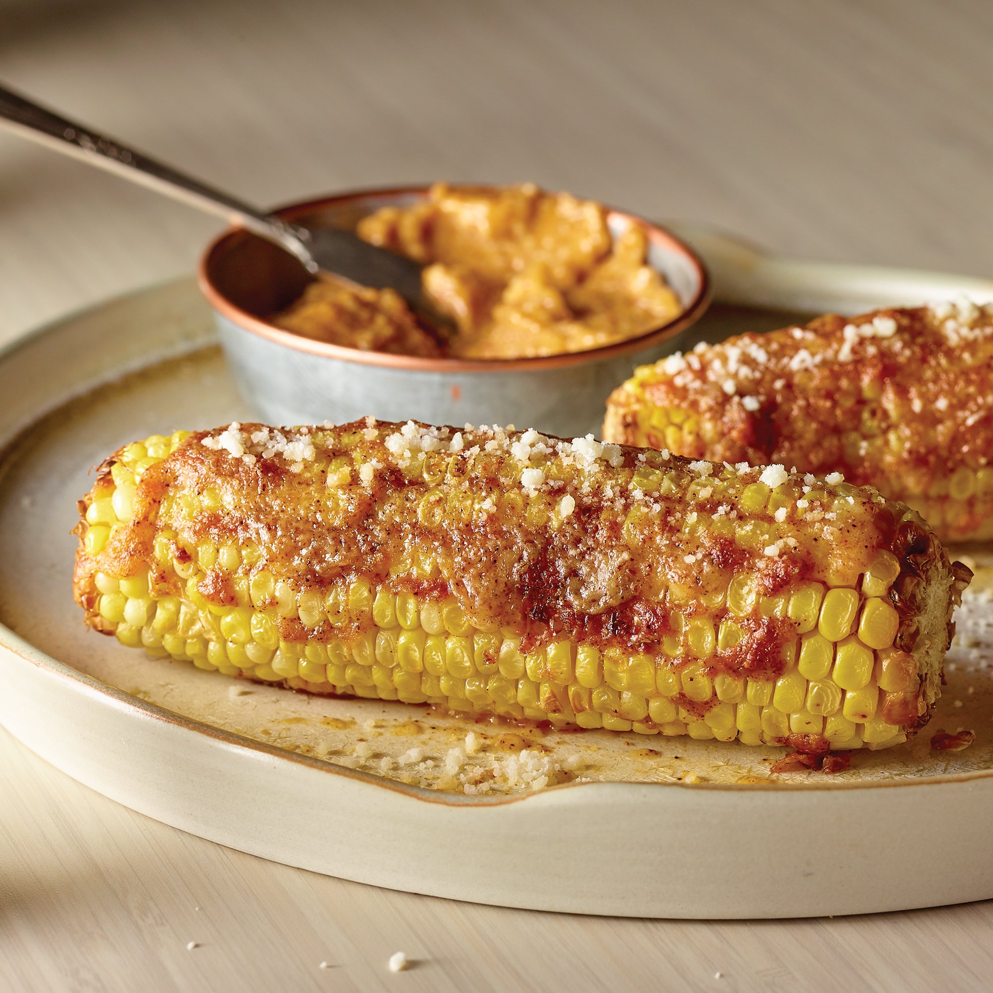 Air Fryer Roasted Street Corn Recipe from HEB