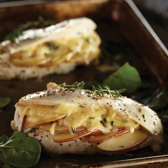 Apple and Gouda Stuffed Chicken Breast