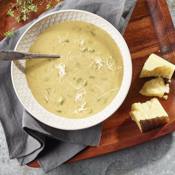 Asparagus Manchego Bisque