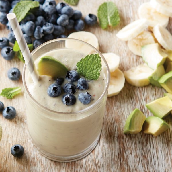 Avocado Blueberry Smoothie