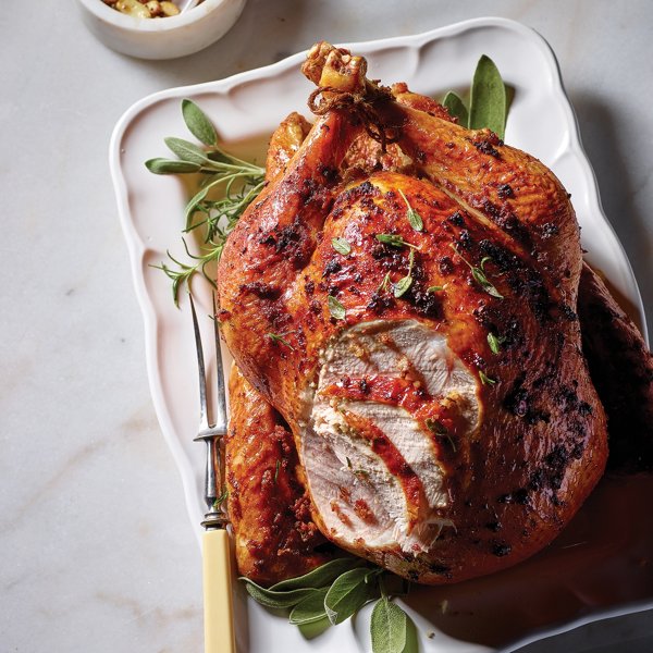 Bacon and Herb Roasted Turkey