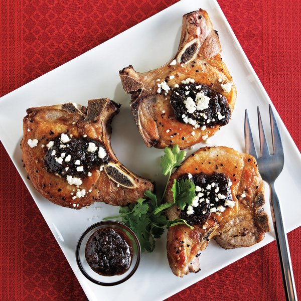 Bacon Jam Pork Chops