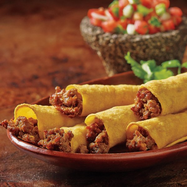 Baked Beef Flautas