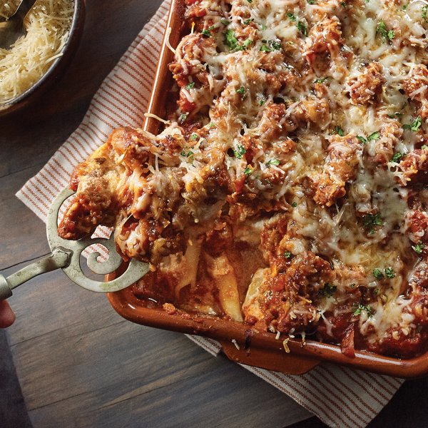 Baked Ziti with Turkey Sausage