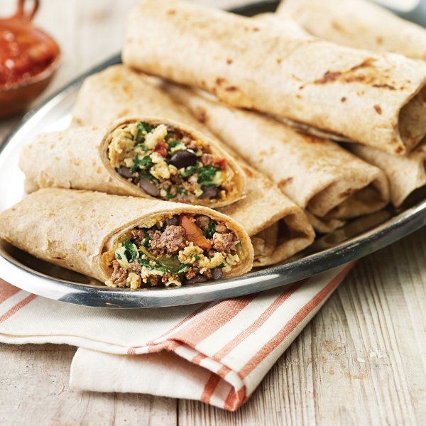 Batch Cook Breakfast Burritos