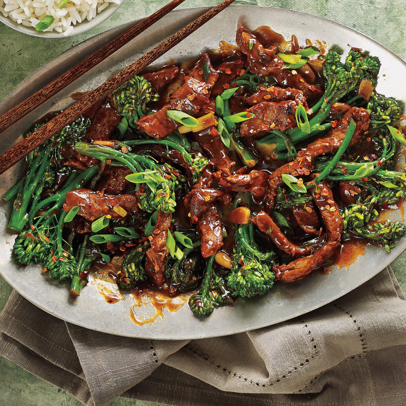 Beef and Broccolini Stir fry Recipe from HEB