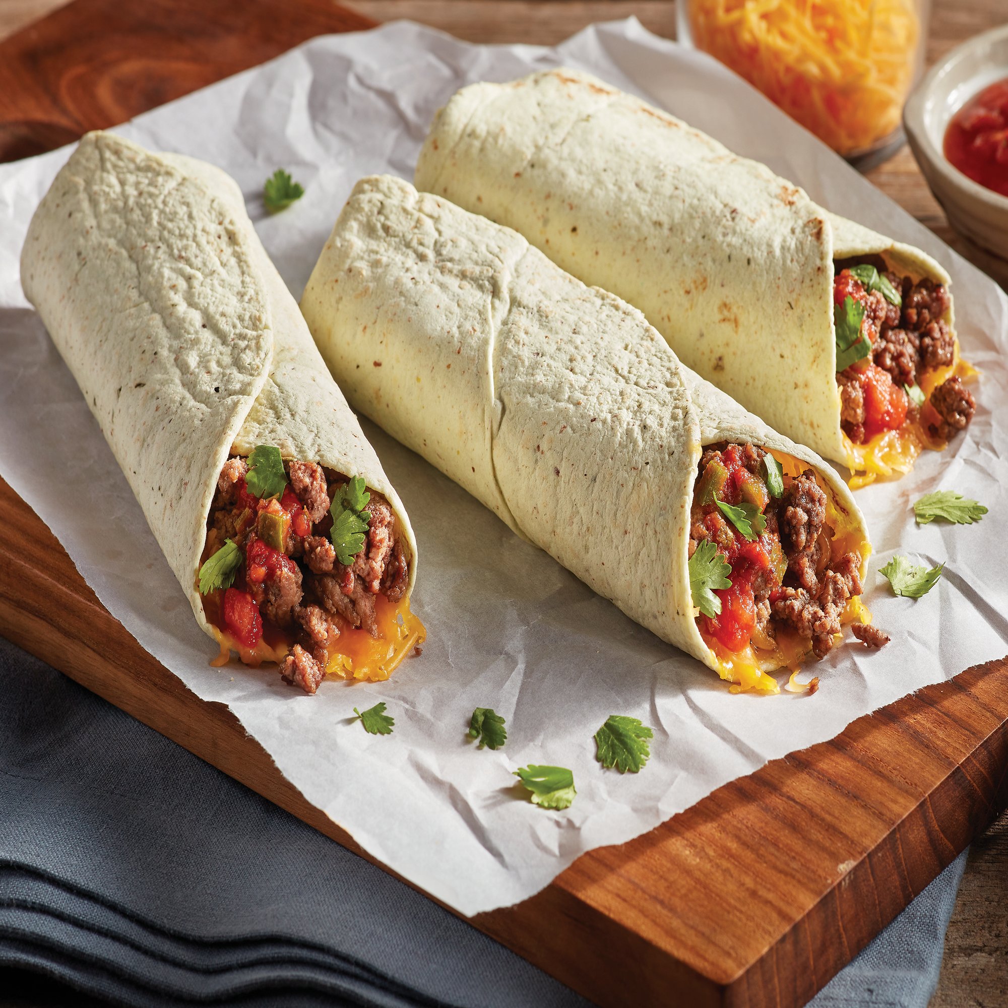 Beef 'n' Cheese Wraps Recipe: How to Make It