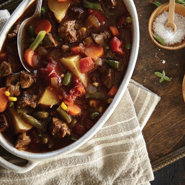 Beef Stew with Tomatoes, Potatoes & Oregano