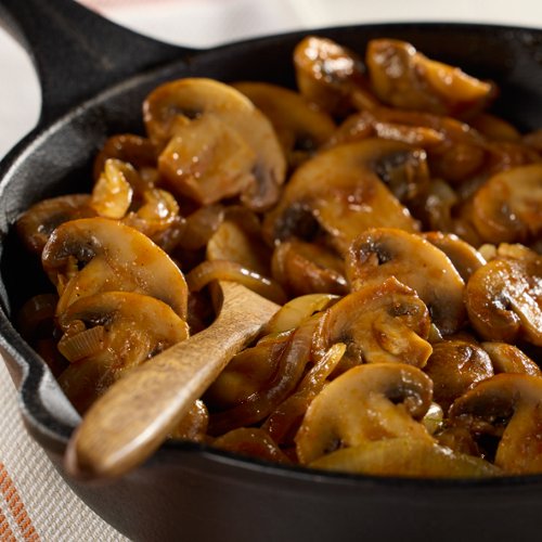 Beefy Onions and Mushrooms