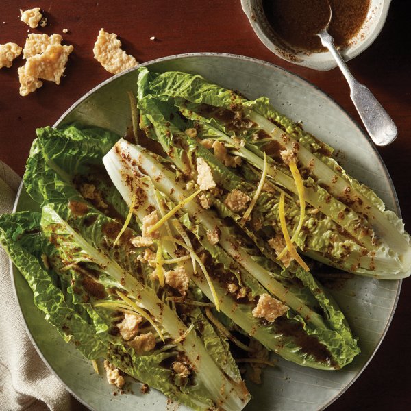 Black and White Garlic Caesar