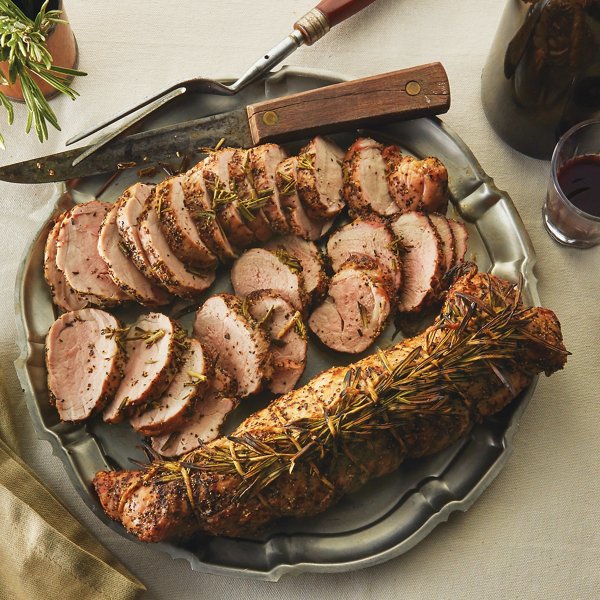 Black Pepper & Rosemary Grilled Pork Tenderloin