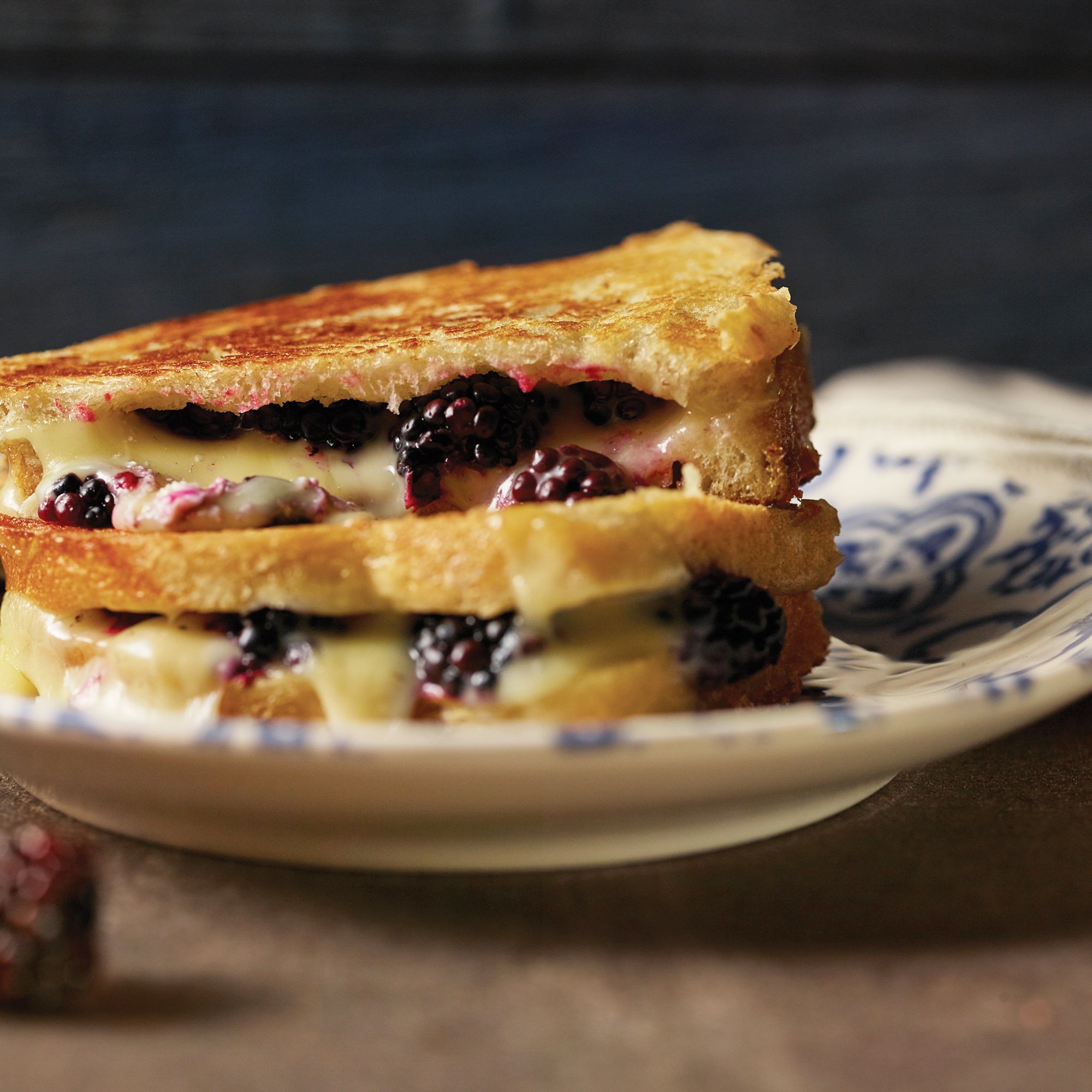 Blackberry and Brie Grilled Cheese Recipe from HEB