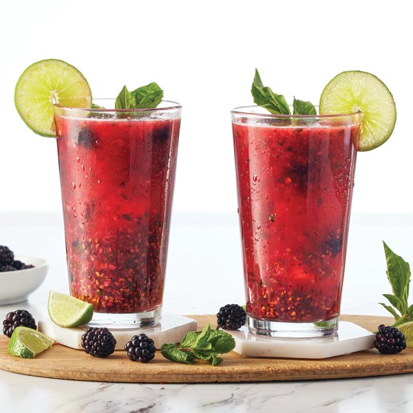 Blackberry Basil Limeade