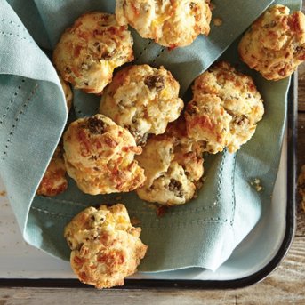 Breakfast Sausage and Cheese Bites