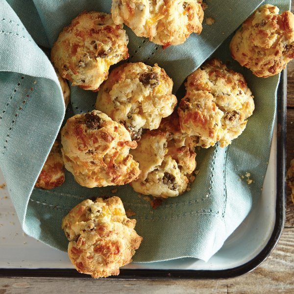 Breakfast Sausage and Cheese Bites