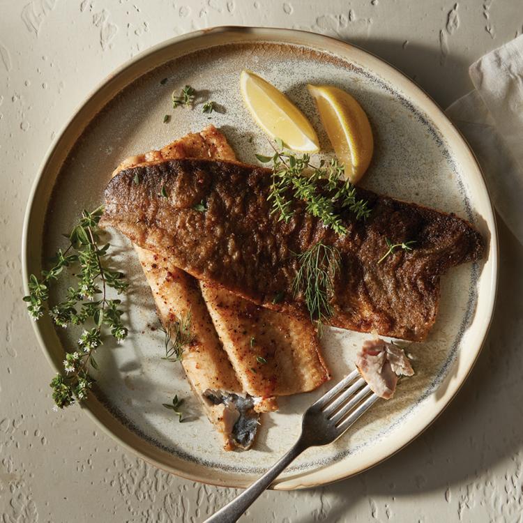 Browned Butter and Herb Rainbow Trout