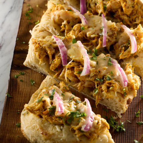 Butter Chicken Pizza Flats
