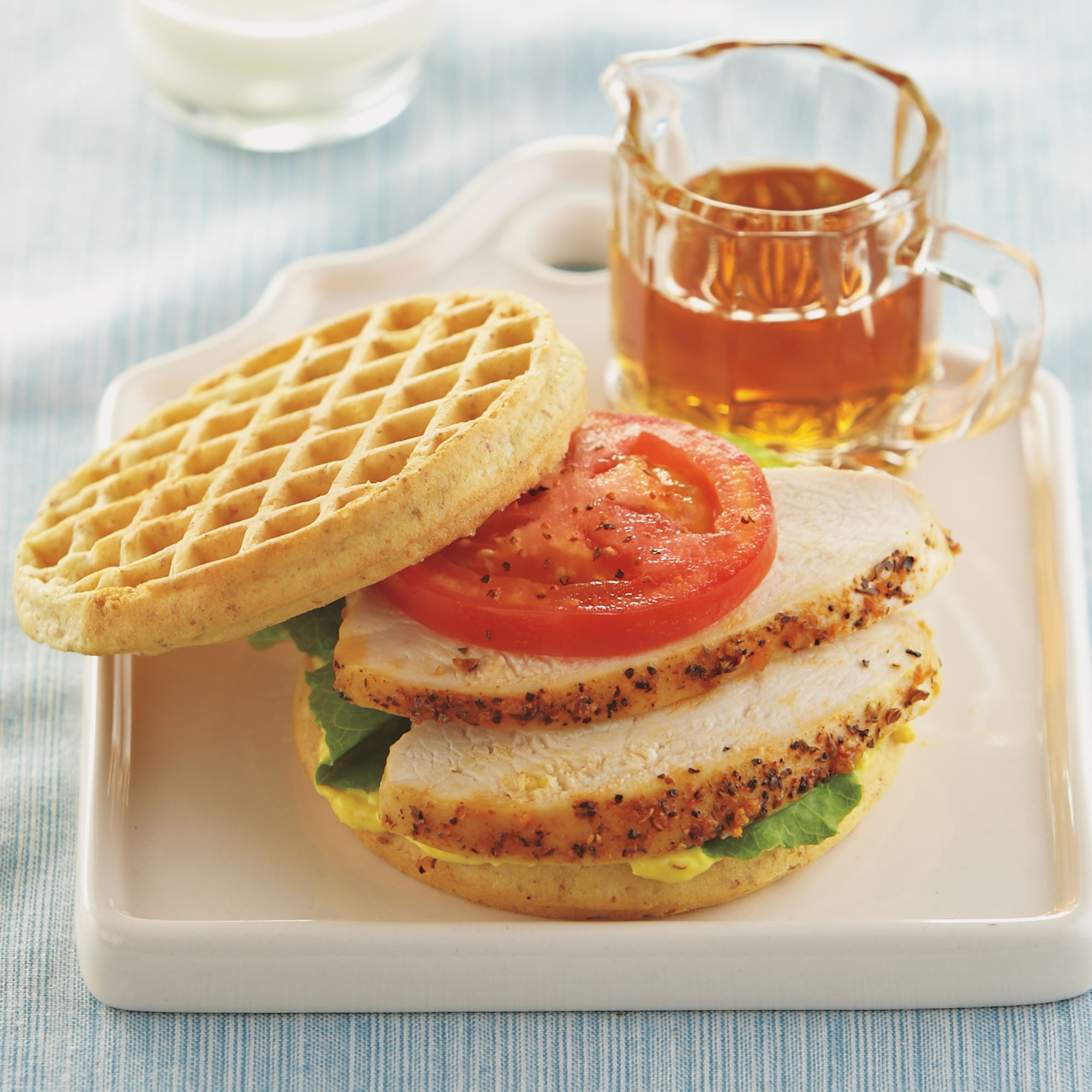 Chicken And Waffle Sandwiches Recipe From H-E-B