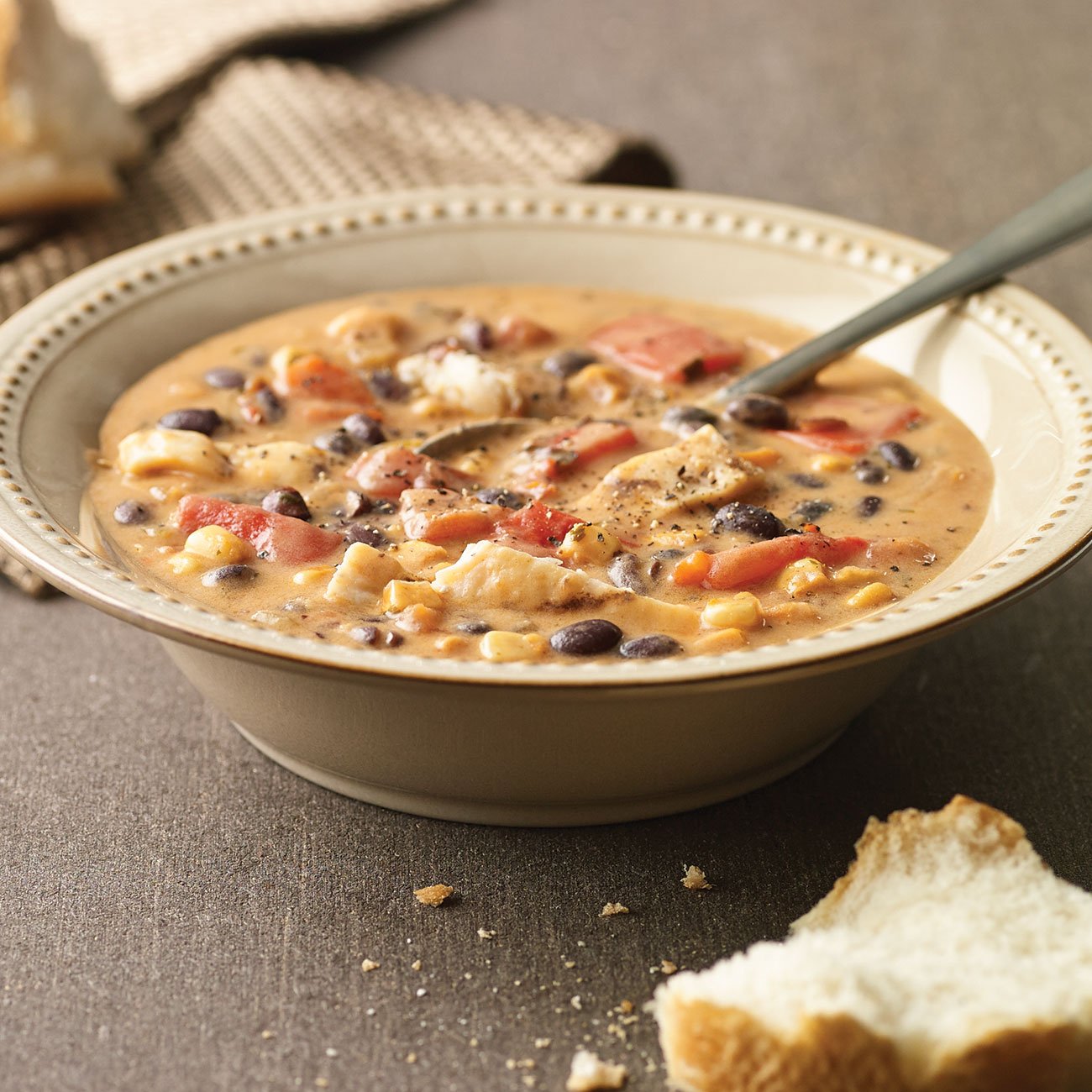 Chicken, Black Bean & Corn Chowder Recipe From H-E-B