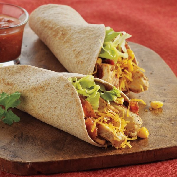 Chicken Cheese Taco Wraps