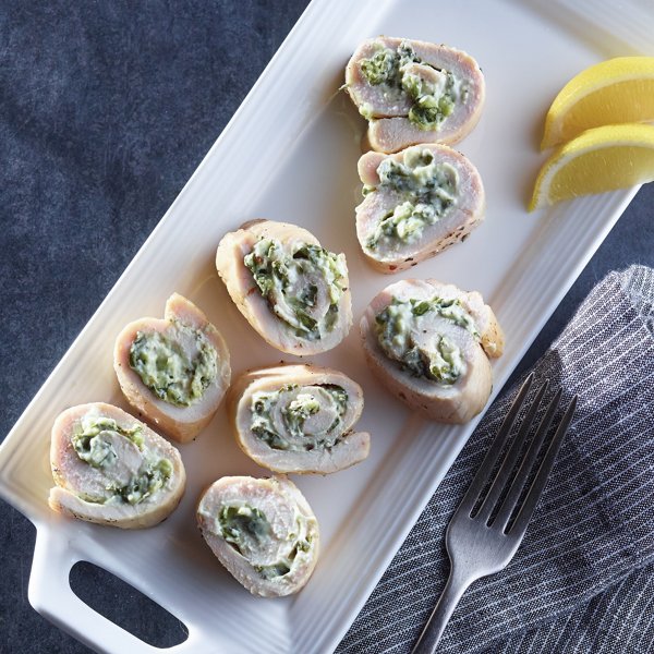 Chicken Spinach Roll Ups