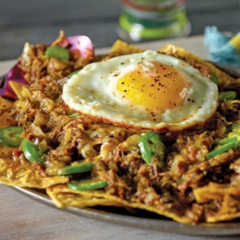 Chilaquiles with Carne Seca