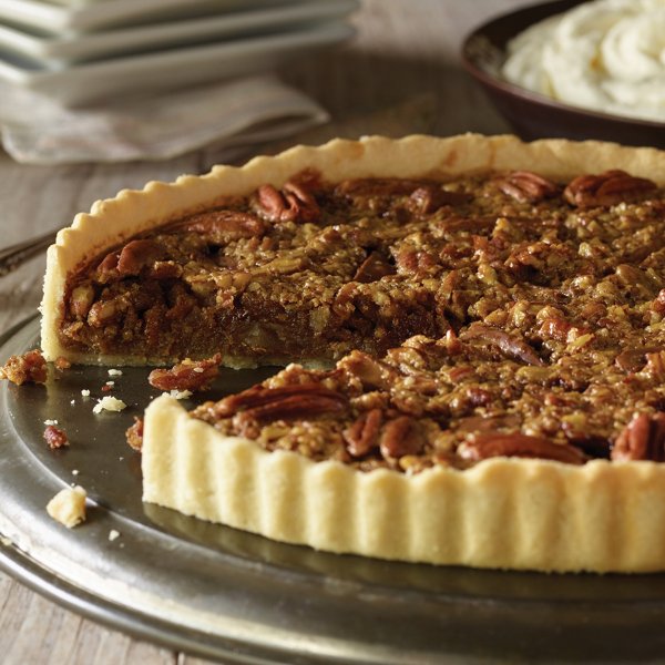 Chocolate Bourbon Pecan Tart