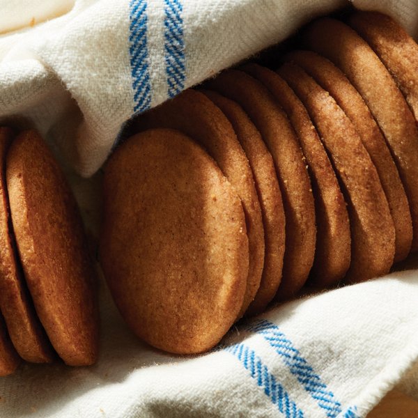 Churro Spiced Butter Shortbread Cookies