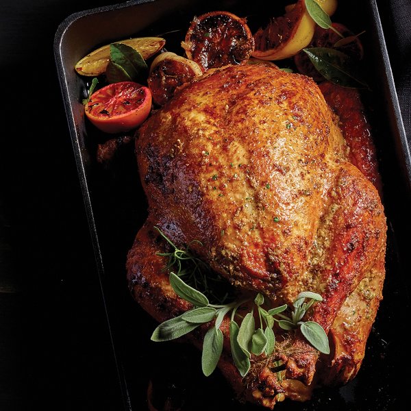 Citrus Herb And Parmesan Crusted Turkey