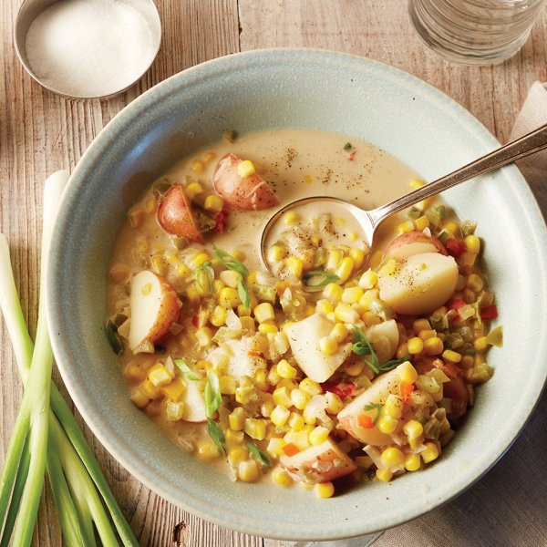 Corn Chowder Made with Non-dairy Creamer