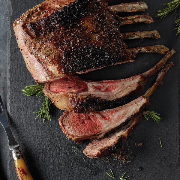 Cracked Pepper & Herb Rack of Lamb