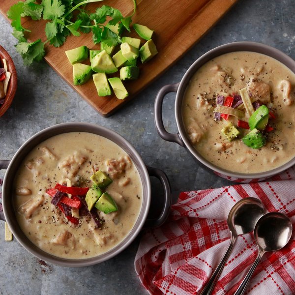 Creamy Poblano Tamale Soup