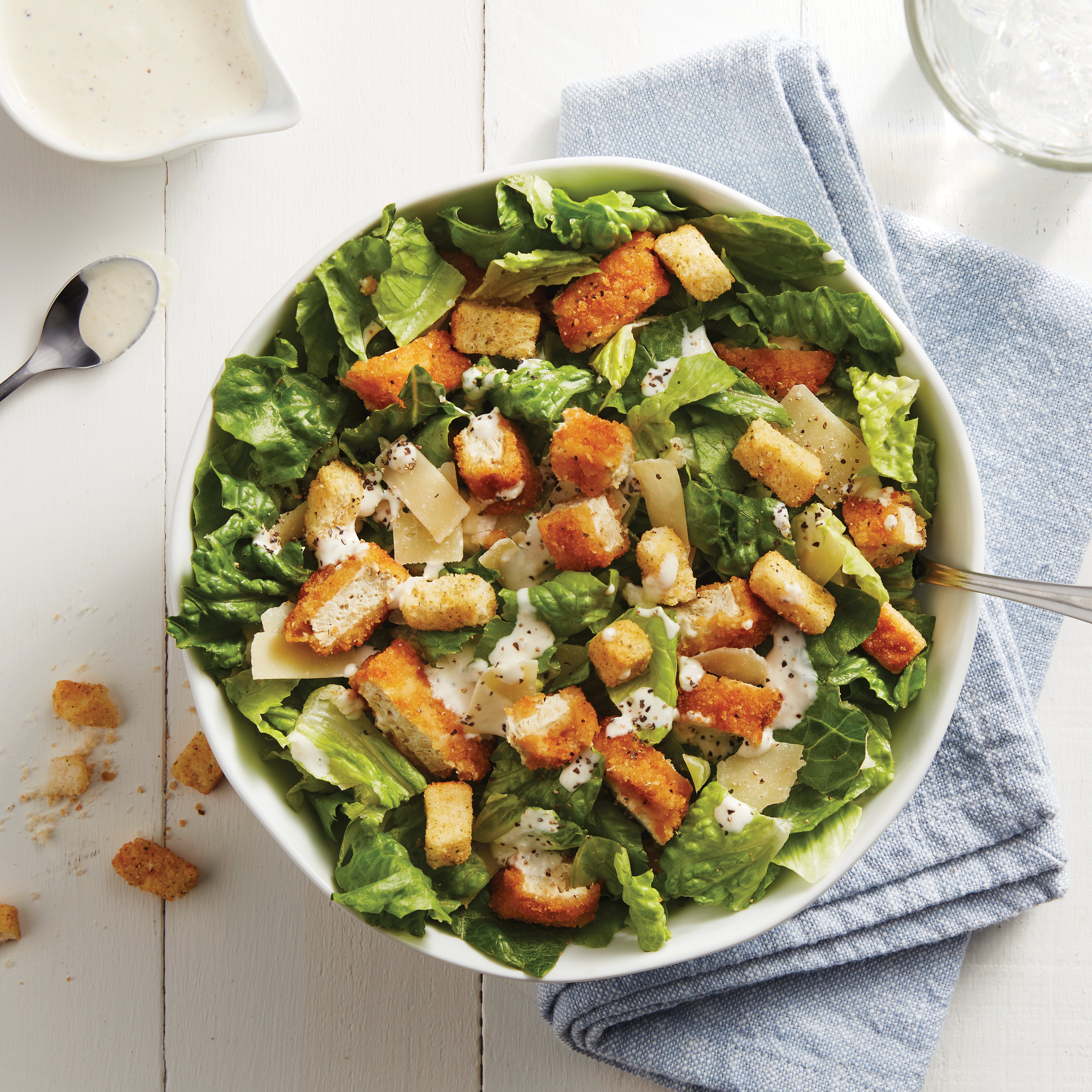 Crispy Chickie Caesar Salad Recipe from HEB