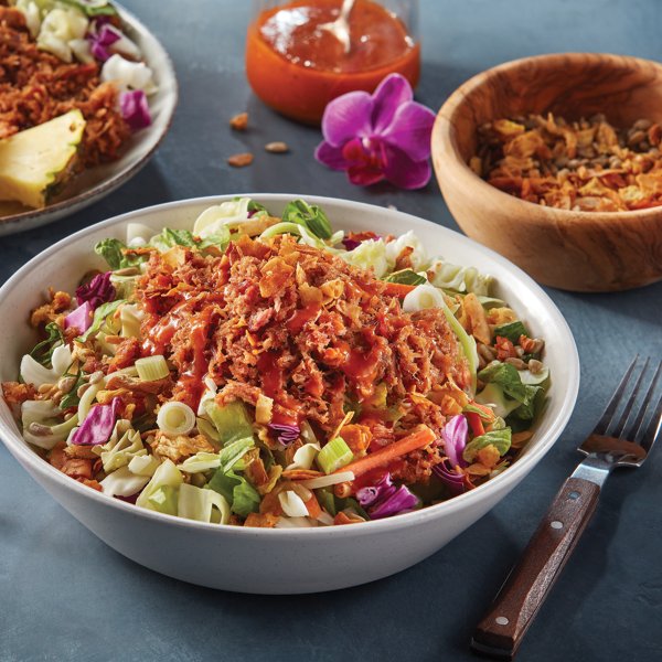 Crispy Luau Pulled Pork Salad