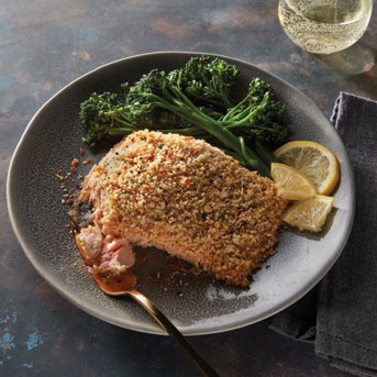 Crunchy Oven Baked Salmon