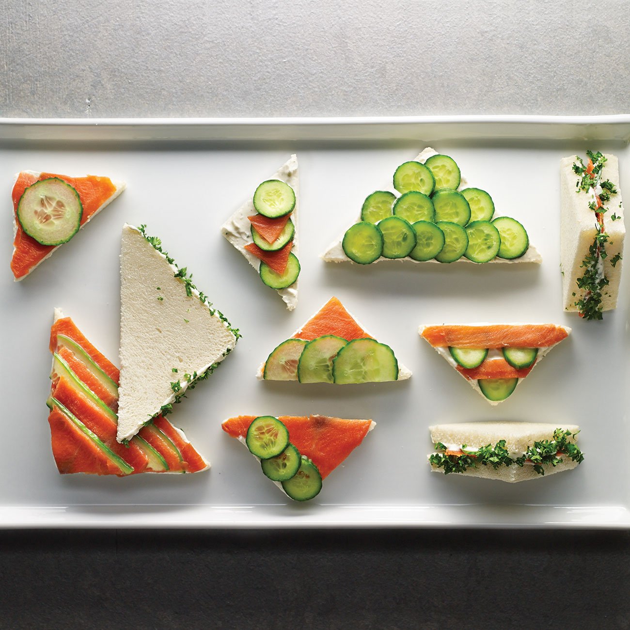 Cucumber Tea Sandwiches Recipe from H-E-B