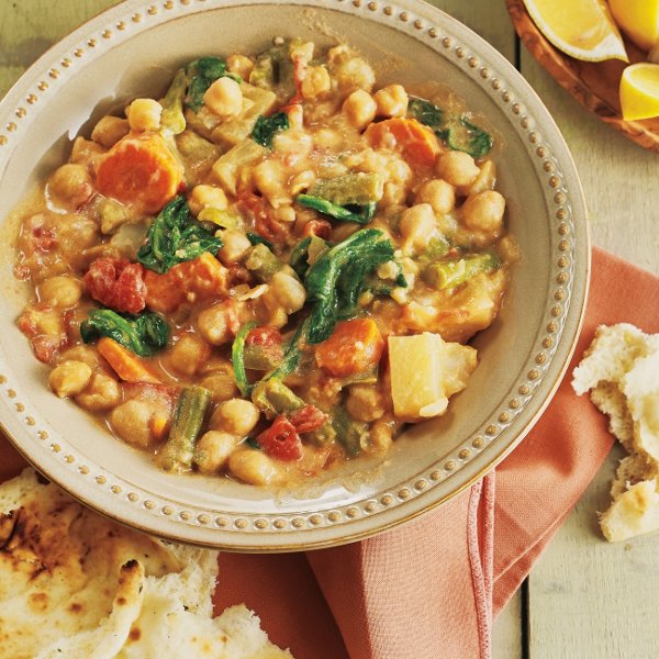 Curried Chickpeas and Vegetables