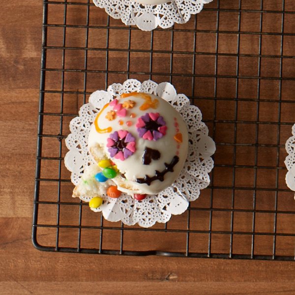 Day of the Dead Confetti Cupcakes