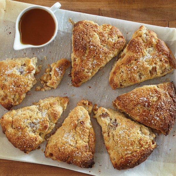 Easy Caramel Apple Scones