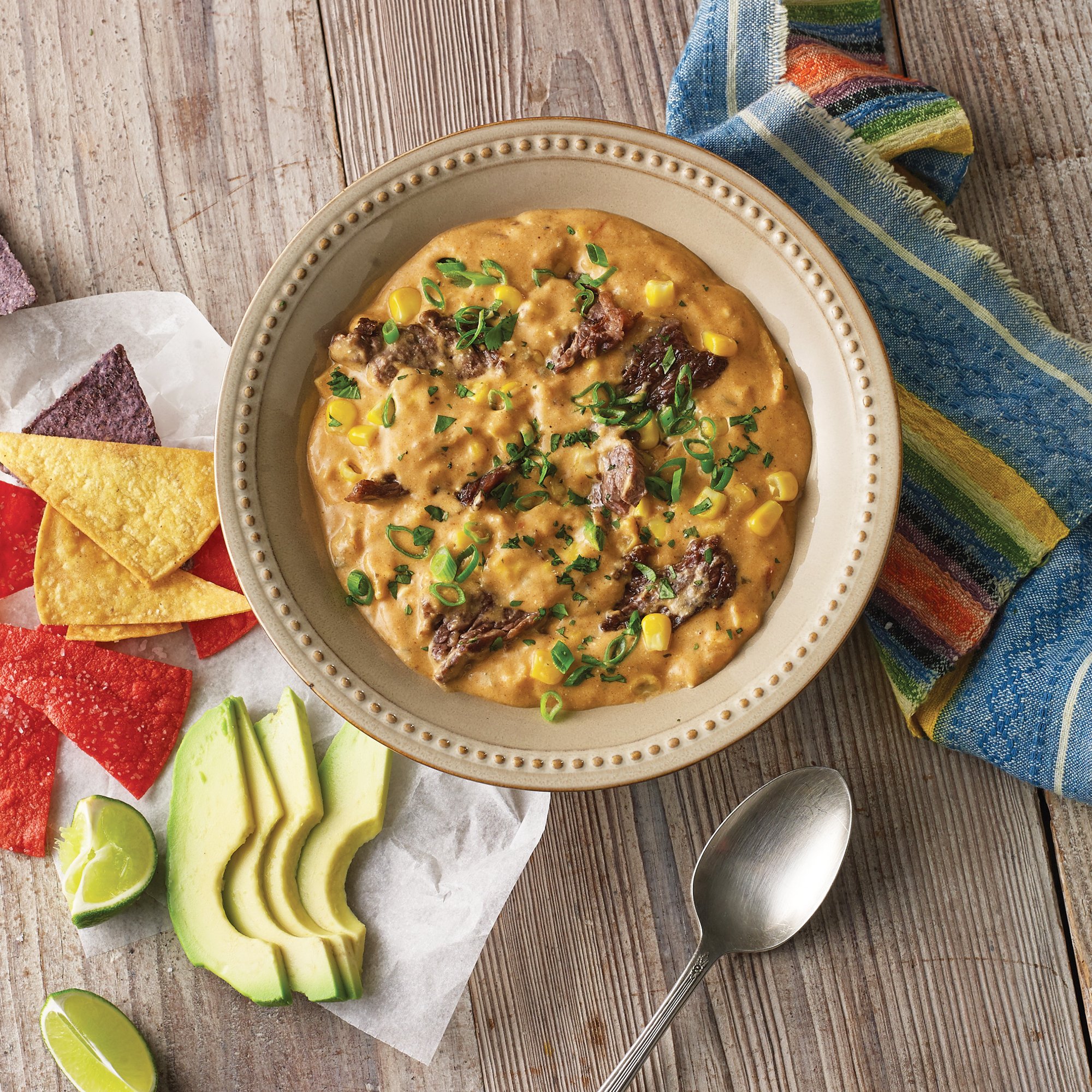 Easy Steak Enchilada Soup Recipe from HEB