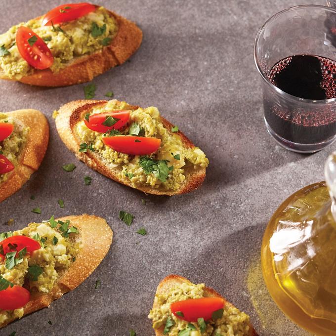 Feta and Olive Bruschetta Recipe from HEB
