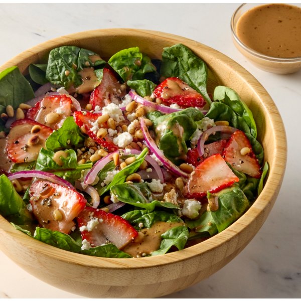 Fresh Strawberry and Spinach Salad