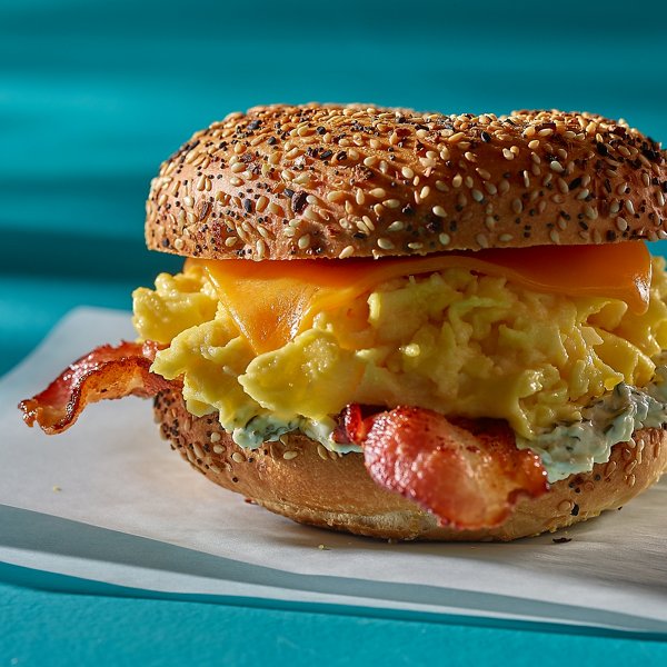 Garden Spinach Dip Breakfast Sandwich