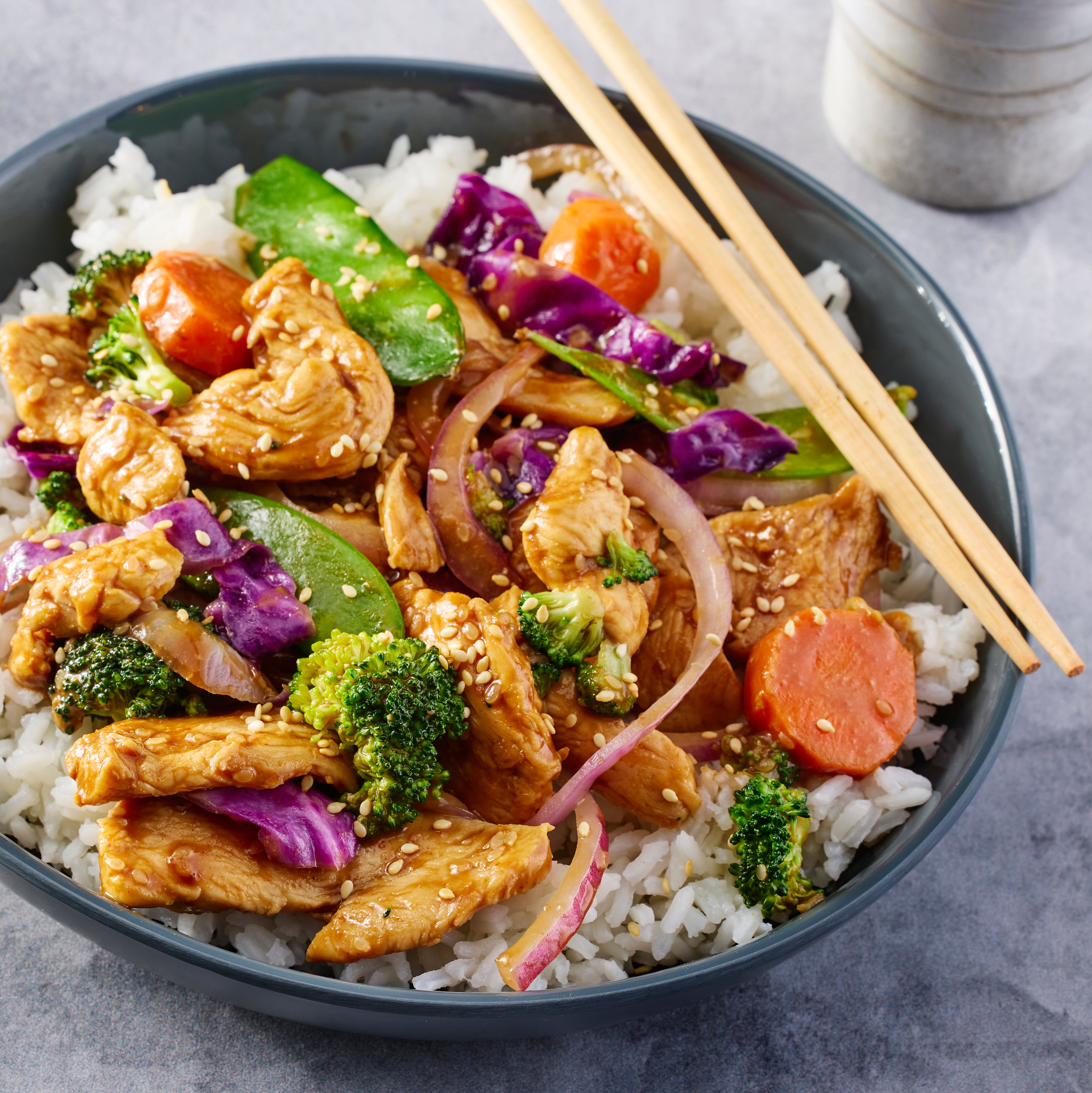 Garlic Sesame Chicken Stir Fry-image