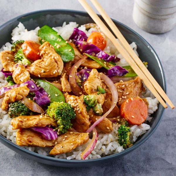 Garlic Sesame Chicken Stir Fry