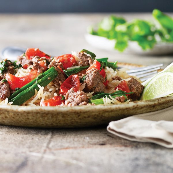 Ginger Lamb And Coconut Rice