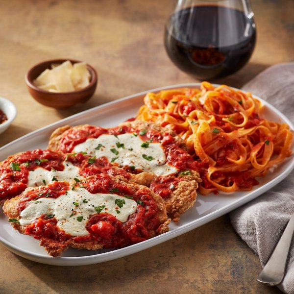 Chicken Parmigiana made with Gluten Free Flour