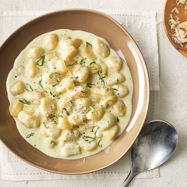 Gnocchi with Gorgonzola Cream Sauce